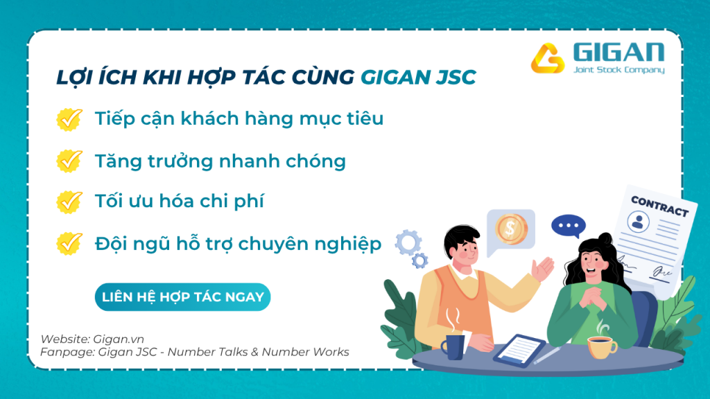 Lợi ích khi hợp tác cùng Gigan JSC