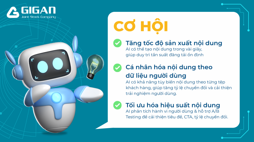AI giúp doanh nghiệp tăng trưởng và tối ưu hiệu suất